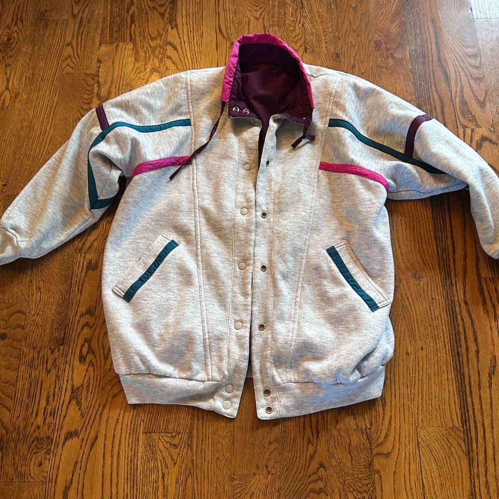 Vintage reversible ski jacket
